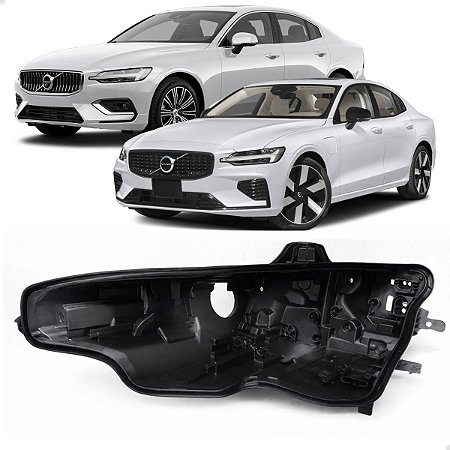 Carcaça Farol Dianteiro Volvo S60 2020 2021 2022 Motorista 32314194