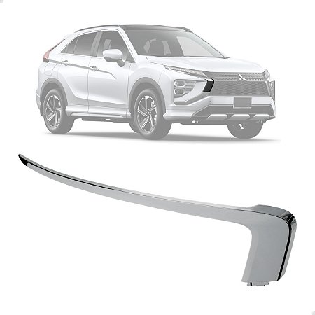 Friso Cromado Superior Eclipse Cross 2023 2024 2025 2026 2027 Direito 6407a422