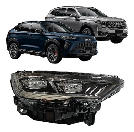 Farol Led Dianteiro Gwm Haval H6 2022 2023 2024 2025 Direito