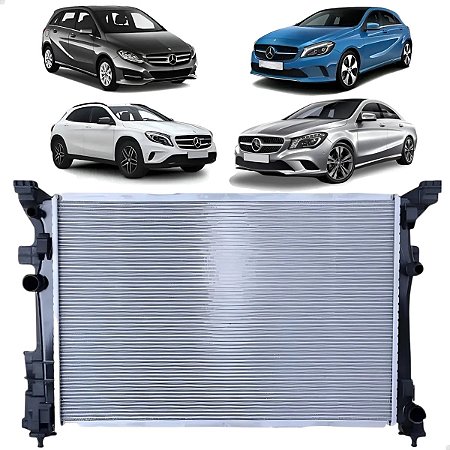 Radiador Água Mercedes Cla180 Cla250 Cla45 AMG A250 A45 AMG A200 B200 Gla200 Gla250 Gla45 AMG Cla200 2013 2014 2015 2016 2017 2018 2019 A2465001303
