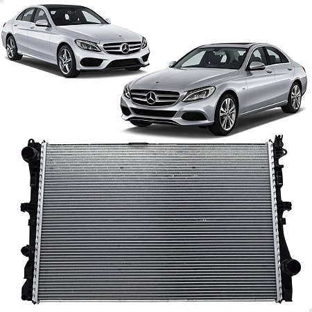 Radiador Água Mercedes C180 C200 C250 C300 Sport Avantgarde 2015 2016 2017 2018 2019 2020 A0995002203