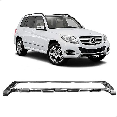 Spoiler Inferior Cromado Dianteiro Mercedes Glk220 2013 2014 2015 A2048851822 Novo
