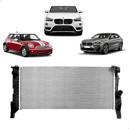 Radiador Água BMW Mini X1 F48 X2 F49 Mini F55 F56 2013 2014 2015 2016 2017 2018 2019 17117617636