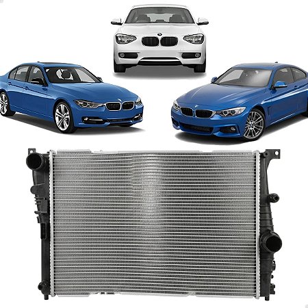 Radiador Arrefecimento Água BMW 116i 118i 125i 135i 320i 328i 428i 435i 2012 2013 2014 2015 2016 2017 2018 2019 17117600530