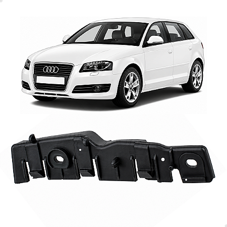 Guia Parachoque Dianteiro Audi A3 2009 2010 2011 2012 Esquerdo Motorista 8P0807183