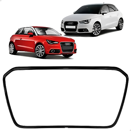 Friso Moldura Grade Superior Black Piano Audi A1 2011 2012 2013 2014 2015