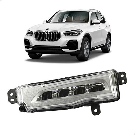 Farol Milha Led Dianteiro BMW X5 2018 2019 2020 2021 2022 2023 Esquerdo Motorista 63177406365 Novo