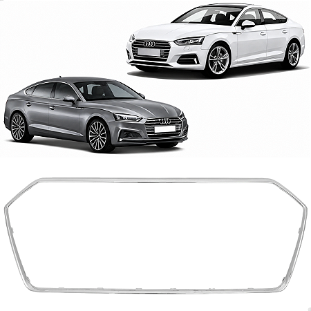 Friso Moldura Cromada Grade Superior Audi A5 2017 2018 2019