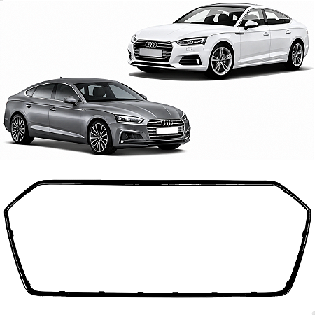 Friso Moldura Black Piano Grade Superior Audi A5 2017 2018 2019