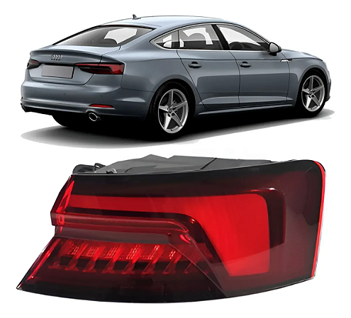 Lanterna Led Canto Traseiro Audi A5 2017 2018 2019 Lado Direito Passageiro 8W6945091D 8W6945091G