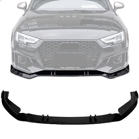 Saia Spoiler Parachoque Dianteiro Audi A4 Rs4 2017 2018 2019 Novo