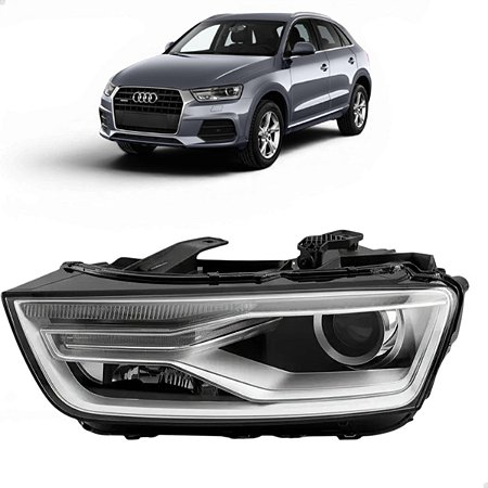 Farol Led Dianteiro Audi Q3 2015 2016 2017 2018 Esquerdo Motorista 8U941005B Novo