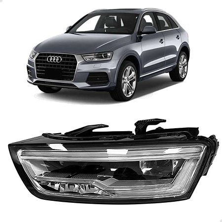 Farol Led Dianteiro Audi Q3 2016 2017 2018 Esquerdo Motorista 8U0941773 Novo