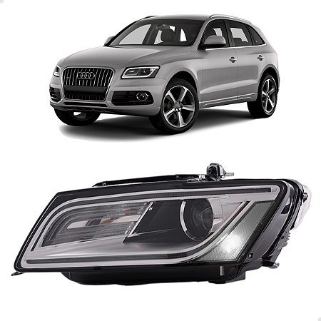 Farol Led Dianteiro Audi Q5 2013 2014 2015 2016 Esquerdo Motorista 8R0941006B Novo
