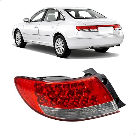 Lanterna Canto Led Traseira Azera 2006 2007 2008 2009 2010 Esquerdo Motorista 924013L021 Novo
