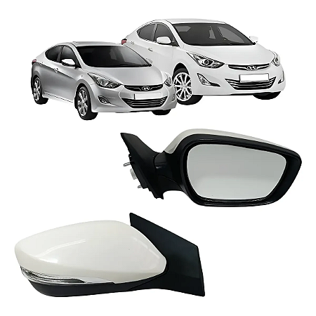 Retrovisor Elantra 2011 2012 2013 2014 2015 Direito Com Pisca