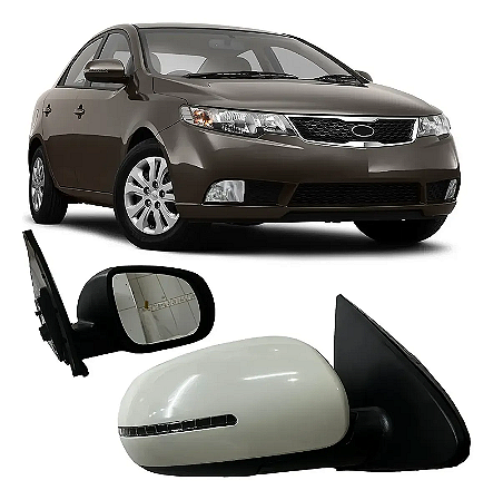 Retrovisor Elétrico C/ Pisca Cerato 2011 2012 2013 Direito Passageiro 876201M005 Novo