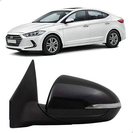 Retrovisor Elétrico Pisca Elantra 2017 2018 Esquerdo Motorista 87610F3030 Novo