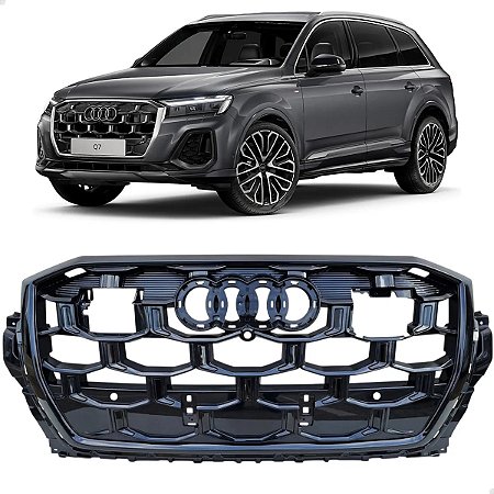 Grade Dianteira Friso Black Piano Audi Q7 S Line 2025 2026 4M0853651BM3FZ Novo