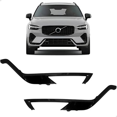 Par Dianteiro Friso Acabamento Inferior Volvo Xc60 2022 2024