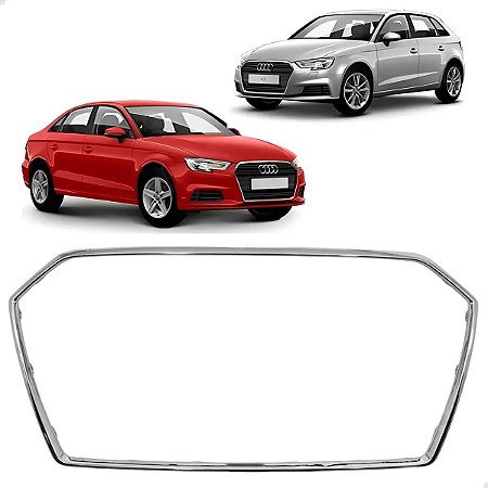 Friso Grade Moldura Cromada Audi A3 2017 2018 2019 2020 Novo
