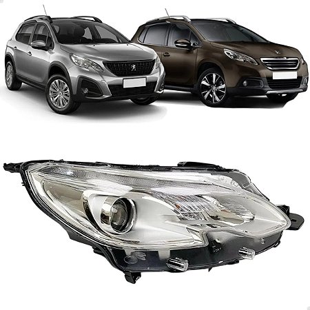Farol Direito Passageiro Peugeot 2008 2016 2017 2018 2019 2020 2021 2022 9801790380 Novo