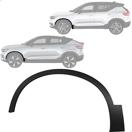 Alargador Paralama Volvo Xc40 C40 Ex40 2018 2019 2020 2021 2022 2023 2024 2025 2026 Esquerdo 31448324