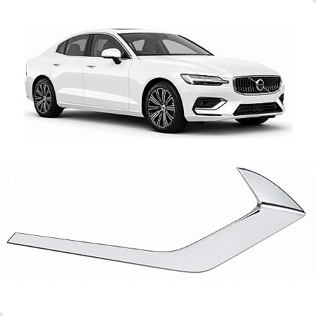 Friso Cromado Grade Milha Volvo S60 2019 2020 2021 Direito Passageiro 31455512