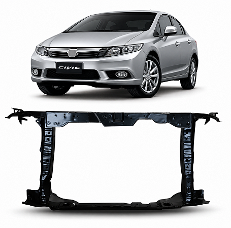 Painel Suporte Dianteiro Radiador New Civic 2012 2013 2014 2015 2016 Novo