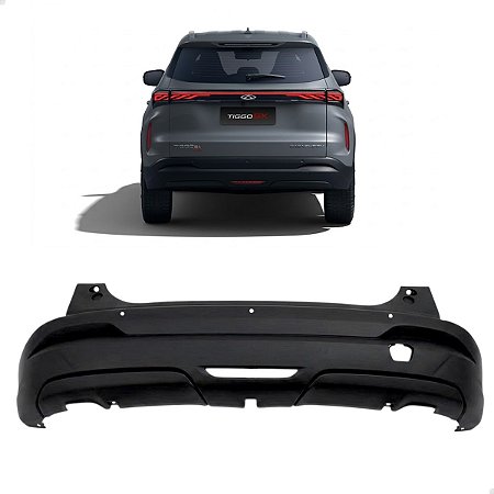 Parachoque Traseiro C/ Furo Sensor Chery Tiggo 5x 5x Pro 2027 602006587AA