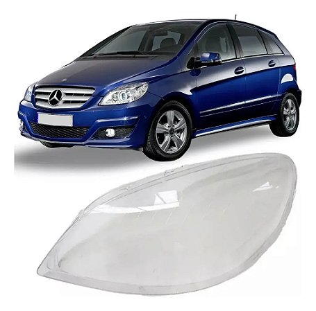 Lente Farol Mercedes B180 B200 2007 2008 2009 2010 2011 Lado Esquerdo Motorista