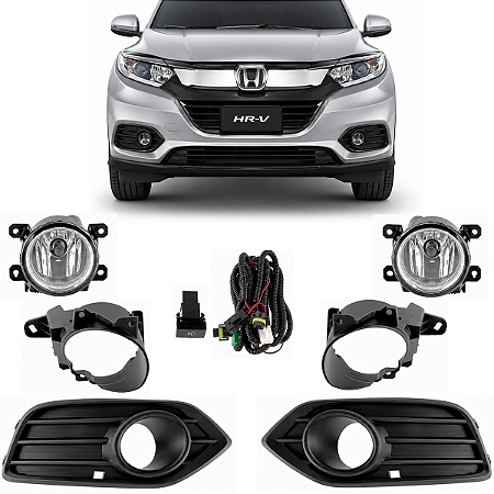 Kit Completo Grade Farol Milha Honda Hr-v 2019 2020 2021