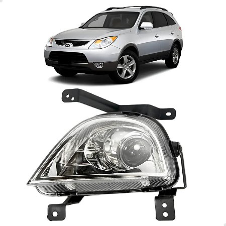 Farol Milha Auxiliar Hyundai Veracruz 2007 2008 2009 2010 2011 2012 Esquerdo Motorista 922013J000 Novo
