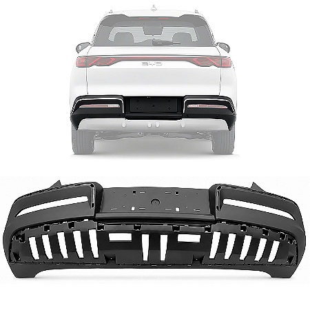 Spoiler Parachoque Traseiro Byd Yuan Pro 2024 2025 2026 Novo
