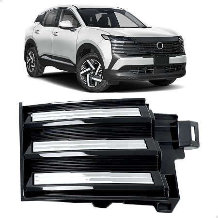 Farol Milha Auxiliar Led Dianteiro Nissan Kicks 2026 2027 Direito Passageiro 52255LG04 Novo