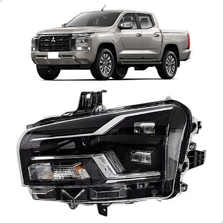 Farol Full Led Mitsubishi L200 Triton 2026 2027 Esquerdo Motorista 26060A040P Novo