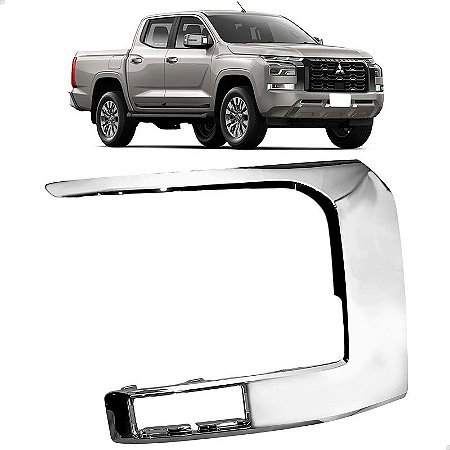Friso Cromado Farol Dianteiro L200 Triton 2026 2027 Direito Passageiro 62080A000P Novo