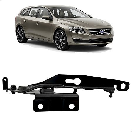Dobradiça Capo Direito Passageiro V60 S60 2011 2012 2013 2014 2015 2016 2017 2018 31385813 Novo
