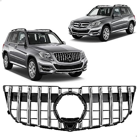 Grade Dianteira Superior Gtr Amg Mercedes X204 Glk220 2013 2014 2015 Novo