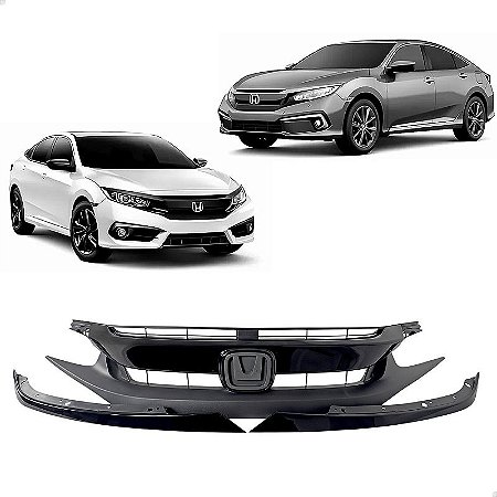 Grade Dianteira Black Piano Honda Civic G10 2017 18 20 2021 71121TETH51