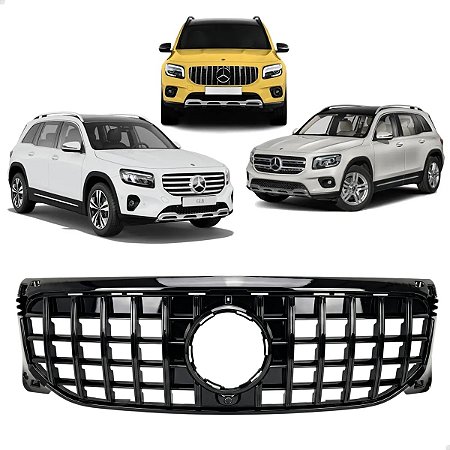 Grade Dianteira Superior Black Piano AMG Mercedes GLB200 2020 2021 2022 2023 2024 2025 A2478887201