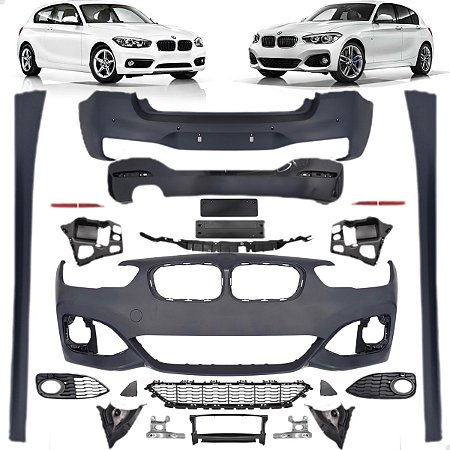 Bodykit Parachoque Dianteiro M Sport BMW 120i 125i 2016 2019 51117429711