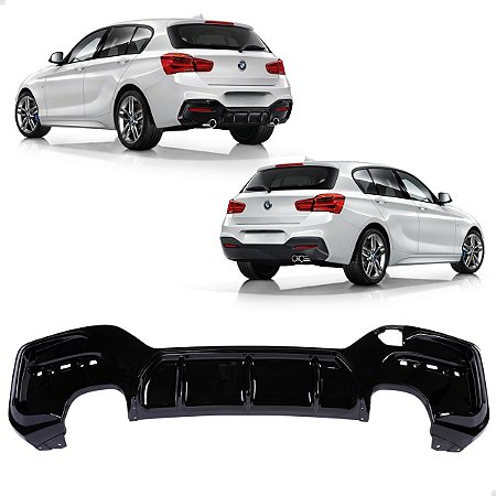 Spoiler Traseiro Black Piano BMW 125i M135i M140i 2016 2019 51128060304, 51128060303