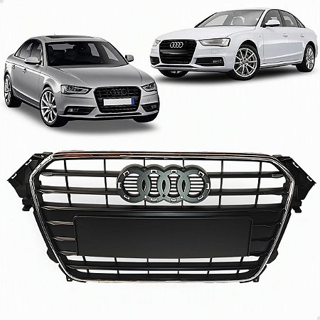 Grade Frontal Friso Cromado Audi A4 2013 2014 2015 2016 8K0853651EVMZ