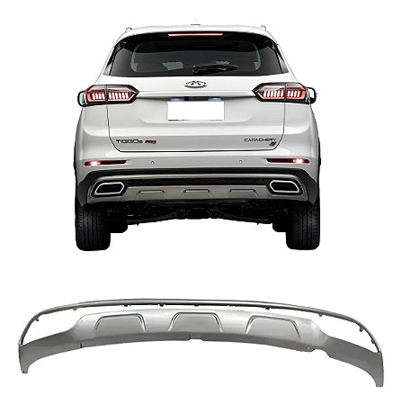 Spoiler Aplique Parachoque Traseiro Tiggo 8 Pro 2022 2023 602001193AA