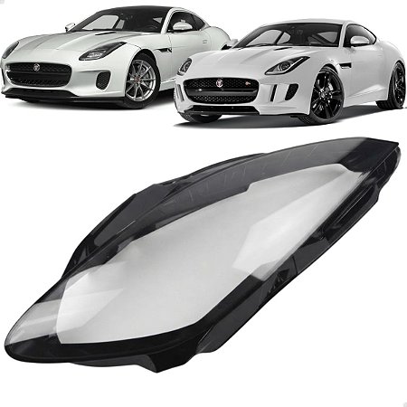 Lente Farol Jaguar F Type 2014 2015 16 2017 18 2019 Esquerdo BX7200506255