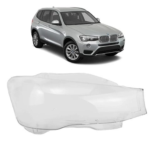 Lente Do Farol Passageiro Bmw X3 F25 2014 2015 2016 2017 BX5145611379