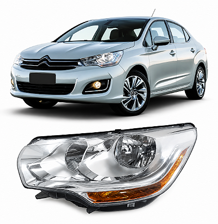 Farol Citroen C4 Lounge 2013 2014 2015 2016 Lado Esquerdo Motorista 9803112680