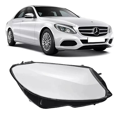 Lente Farol Direito Mercedes C180 C200 C250 C300 2015 2020