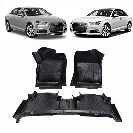 Tapete Interno Acabamento Audi A4 2017 2018 2019 Novo Preto